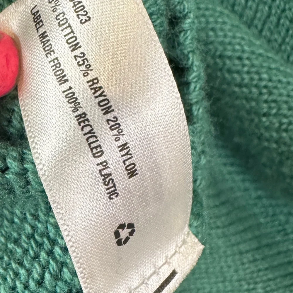 GAP Baby Striped Star Knit Sweater NWT 6-12M Green Cozy Pullover Classic
